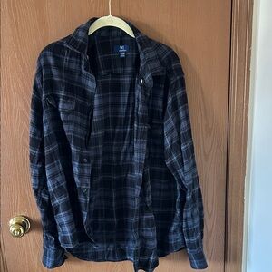George Dark Checkered Shirt